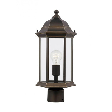 Sevier 1 Light Medium Outdoor Post Lantern 8.13 x 17.75 Inch by Generation - 8238601