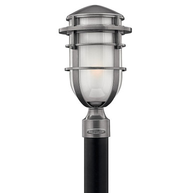 Reef 1 Light Large Outdoor Post Top or Pier Mount Lantern by Hinkley - 1951