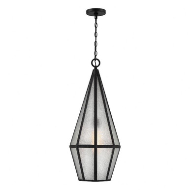 Peninsula 1 Light Medium Outdoor Pendant by Savoy House - 5-706-BK