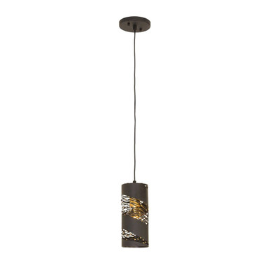 Flow Cylinder 1 Light Mini Pendant by Varaluz - 240M01
