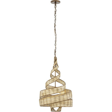 Flow 3 Light Art Deco Large Pendant by Varaluz - 240P03BTR