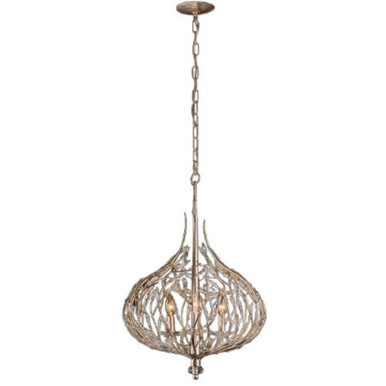 Bask Three Light Large Pendant by Varaluz - 271P03GD