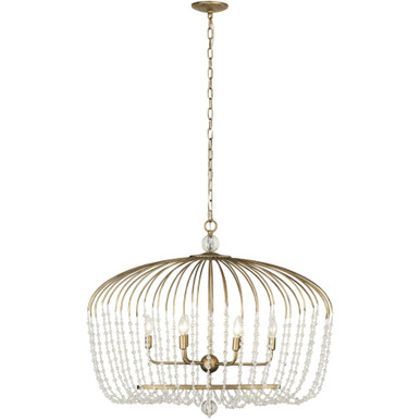 Voliere 6 Light Oversized Oval Pendant by Varaluz - 343N06