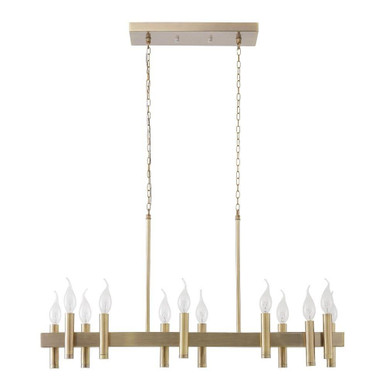 Collette 12 Light Oversized Linear Pendant by Varaluz - 357N12
