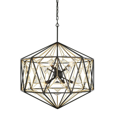 Marcia 10 Light Large Pendant by Varaluz - 353P10MBFG
