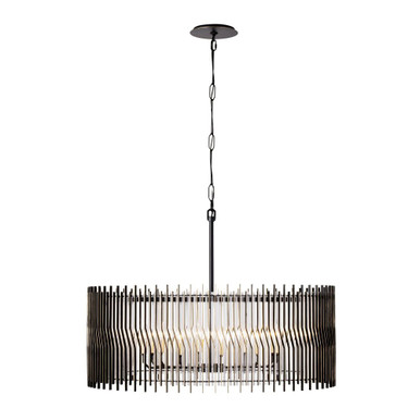 Park Row 10 Light Oversized Pendant by Varaluz - 393P10MBFG
