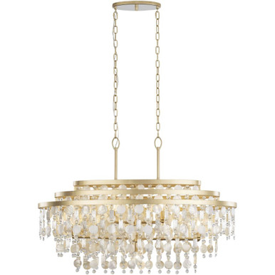 Kalani 9 Light Oversized Linear Pendant by Varaluz - 377N09FG