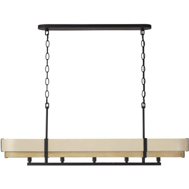 Blonde Moment 5 Light Oversized Linear Pendant by Varaluz - 389N05MBHN