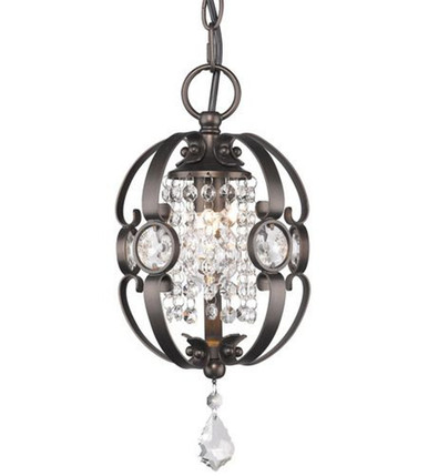 Ella 1 Light Small Pendant by Golden - 1323-M1L