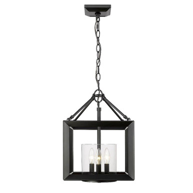 Smyth 3 Light Medium Pendant 17.25 Inch Tall by Golden - 2073-M3