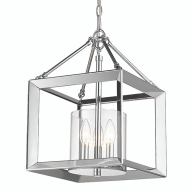 Smyth 3 Light Pendant 89.25 Inch Tall by Golden - 2074-M3