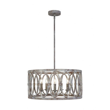 Sean Lavin 5 Light Medium Caged Chandelier by Visual Comfort Studio - f3222/5da