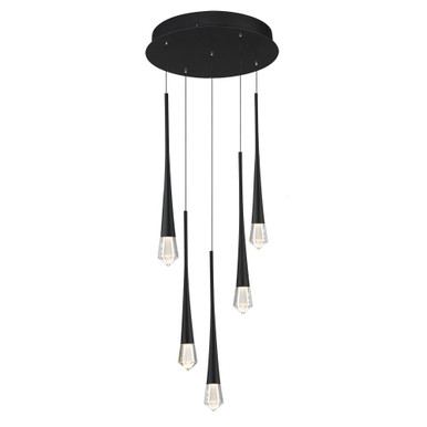 Pierce 15W 5 LED Light Medium Pendant by ET2 - E24225