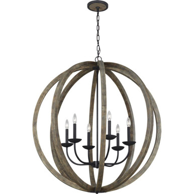 Sean Lavin 6 Light Oversized Chandelier by Visual Comfort Studio - f3186/6wow/af