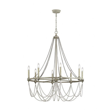 Sean Lavin 8 Light Oversized Chandelier by Visual Comfort Studio - f3332/8fwo/dww