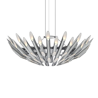 Chimes 5760W 60 LED Round Pendant 15 Inch X 48 Inch Wide by Sonneman - 2046