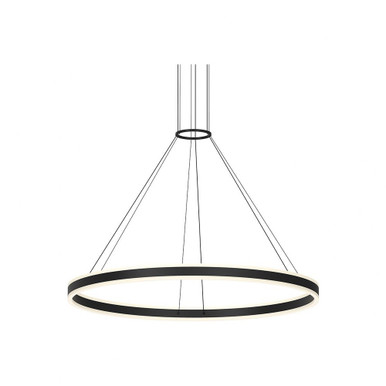 Double Corona 102W 2 LED Pendant 2.75 Inch and 47.25 Inch Wide by Sonneman - 2307
