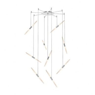 Ballet 9 LED Swag Pendant 3.25 Inch Tall and 21.25 Inch Wide by Sonneman - 2893