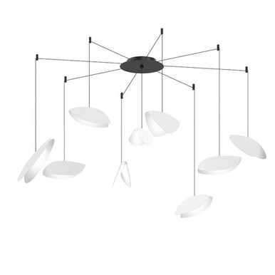 Papillons 9 LED Pendant 6.75 Inch Tall and 24 Inch Wide by Sonneman - 2905