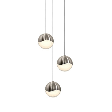 Grapes 3 LED Large Pendant 3.75 Inch Tall and 8.25 Inch Wide by Sonneman - 2914-LRG