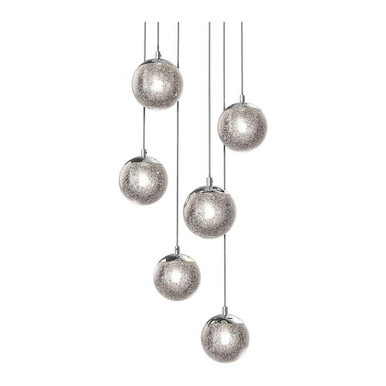 Champagne Bubbles 6 LED Pendant 4.5 Inch Tall and 12 Inch Wide by Sonneman - 2963.01