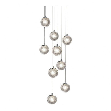 Champagne Bubbles 9 LED Pendant 4.5 Inch Tall and 14 Inch Wide by Sonneman - 2964.01