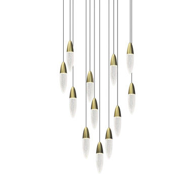 Sultana 30W 12 LED Pendant 11 Inch Tall and 25.25 Inch Wide by Sonneman - 4164