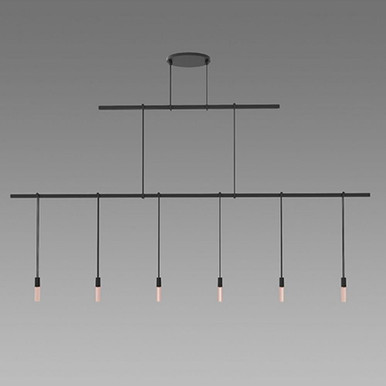 Suspenders 9.6W LED Oversized Linear 2 Tier Pendant by Sonneman - S1B48K-JR181212-RP01