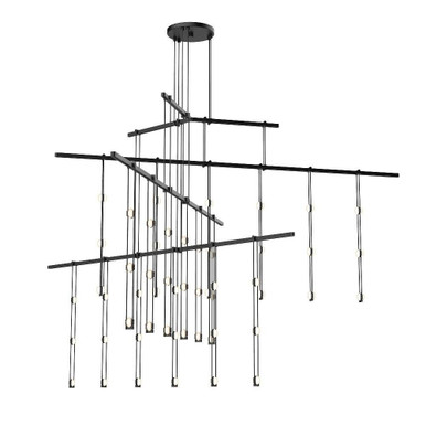 Suspenders 54W 54 LED Pendant 36 Inch Tall and 61 Inch Wide by Sonneman - S1D48K-JC06XX18-LL01