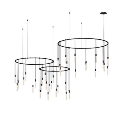 Suspenders 61.2W 36 LED Pendant 43 Inch Tall and 40 Inch Wide by Sonneman - S1T01K-RC066828-RP16