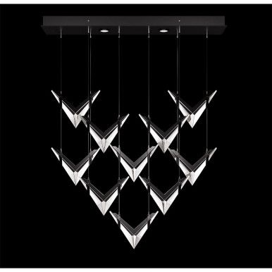 Blade 22 LED Rectangular Pendant 21.5 Inch Tall X 48 Inch Wide by Fine Art - 100052