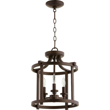 Lancaster 3 Light Medium Pendant by Quorum - 2817-13