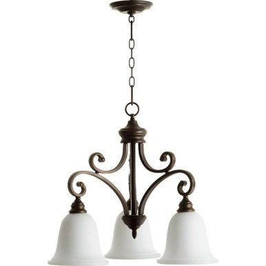 Bryant 3 Light Large Pendant 25 Inch Wide by Quorum - 6354-3
