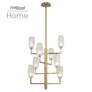 June 8 Light Medium Foyer Chandelier by Kalco - 511550WB