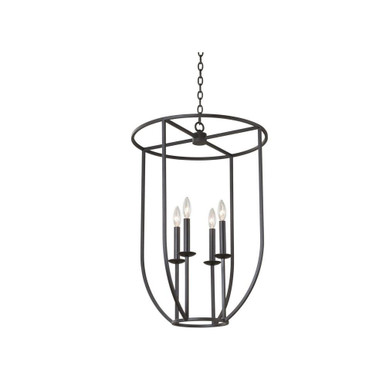 Newhall 4 Light Small Foyer Chandelier by Kalco - 508050BI