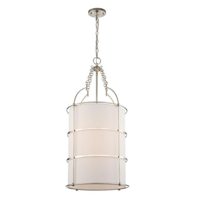 Carson 6 Light Small Foyer Chandelier by Kalco - 513251PN