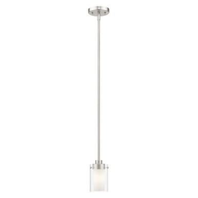 Manhattan 1 Light Mini Pendant by Livex - 1540-91