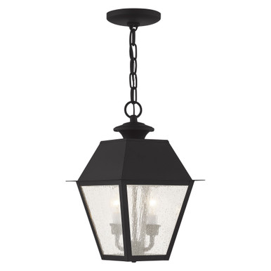 Mansfield 2 Light Small Outdoor Pendant by Livex - 2167