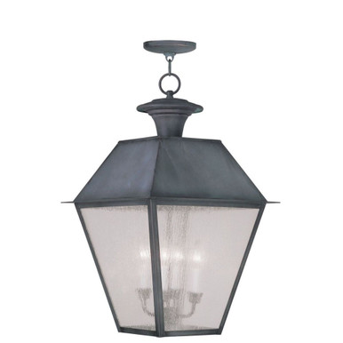 Mansfield 4 Light Medium Outdoor Pendant by Livex - 2174