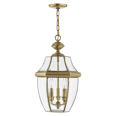 Monterey 3 Light Medium Outdoor Pendant by Livex - 2355