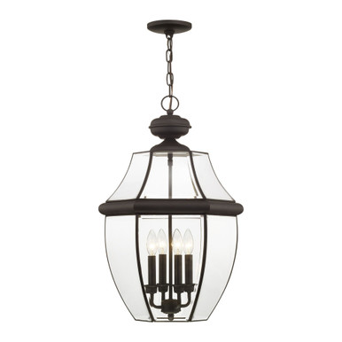 Monterey 4 Light Large Outdoor Pendant by Livex - 2357