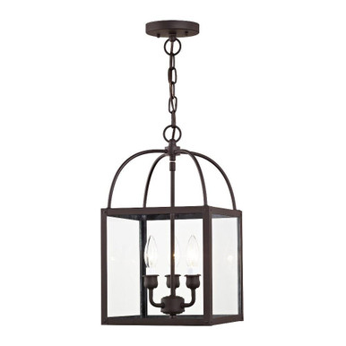 Milford Three Light Small Pendant by Livex - 4037