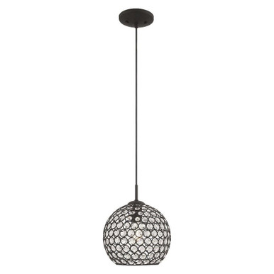 Cassandra 1 Light Small Pendant by Livex - 40440