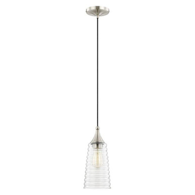 Art Glass One Light Mini Pendant by Livex - 40637