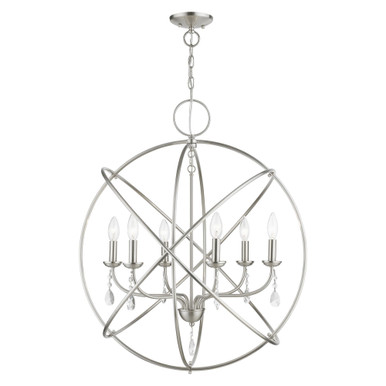 Aria 6 Light Large Pendant by Livex - 40906