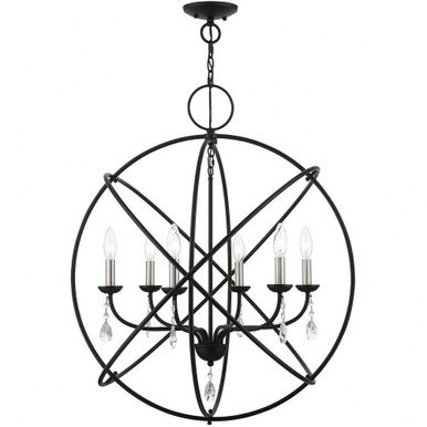 Aria 6 Light Large Pendant by Livex - 40906