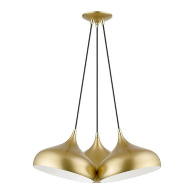 Amador 3 Light Large Cluster Pendant by Livex - 41053