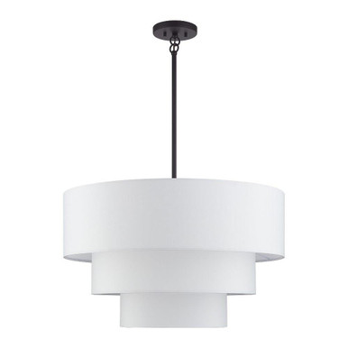 Manorwood 5 Light Large Pendant by Livex - 41087