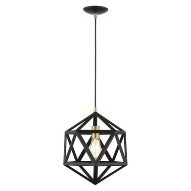 Geometric 1 Light Medium Pendant by Livex - 41328-14