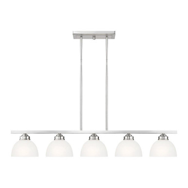 Somerset 5 Light Linear Island Pendant by Livex - 4227